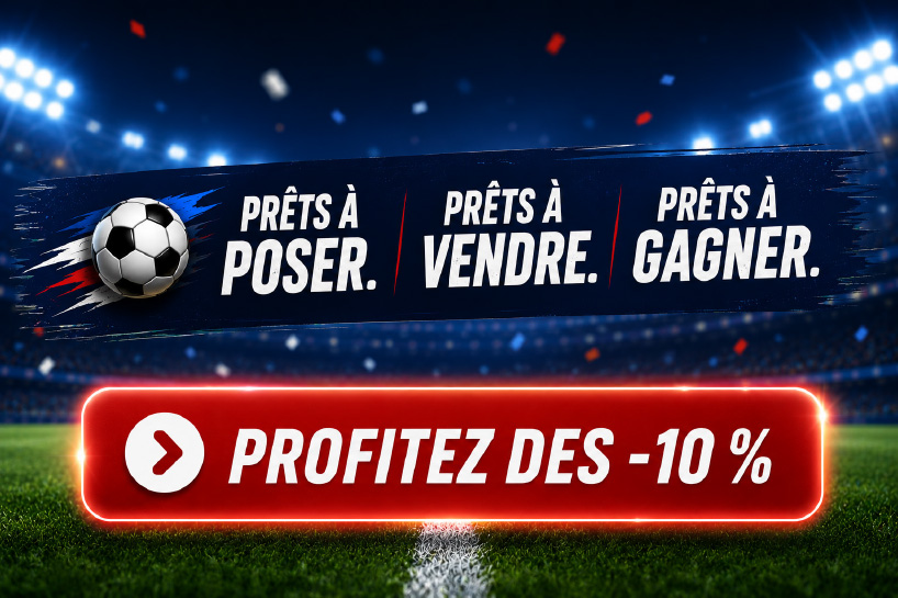 Prêts à poser, prêts à vendre, prêts à gagner – Profitez des −10 %