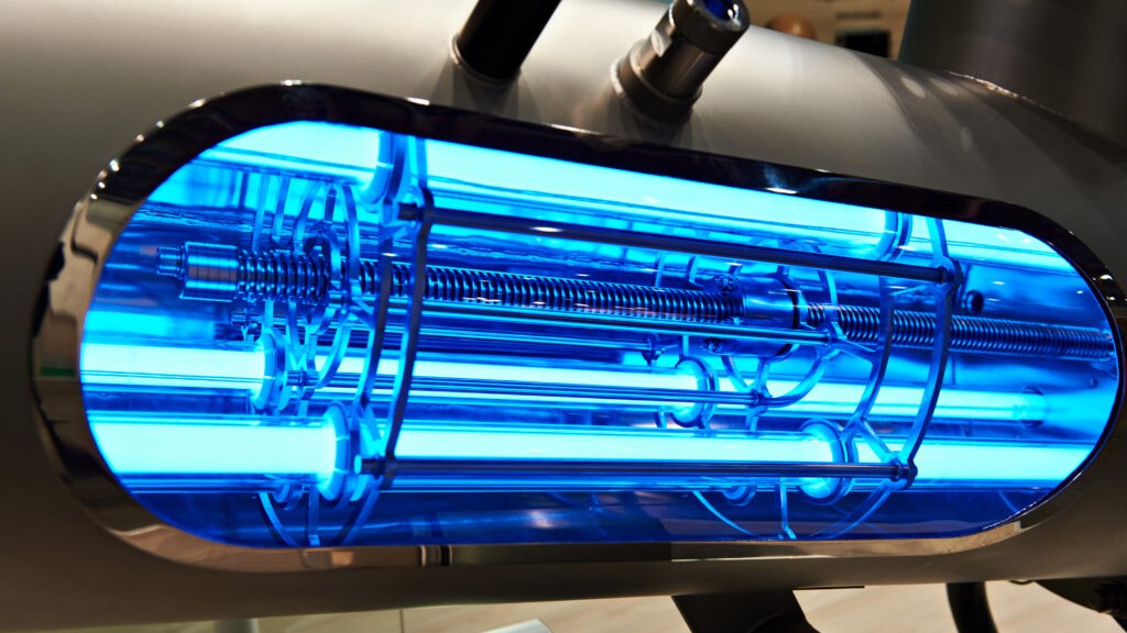 Stérilisateur UV industriel DIMM pour la désinfection de l'eau réutilisée