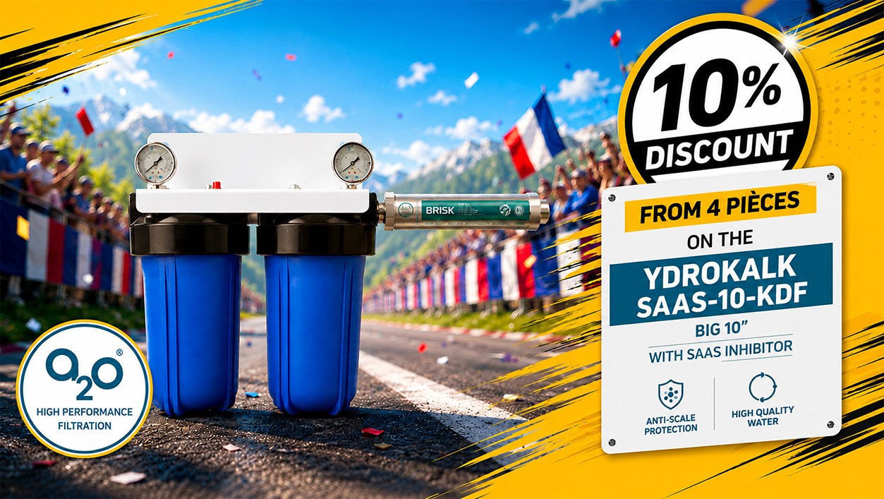 −10% from 4 units on the Ydrokalk SAAS-10-KDF Big 10